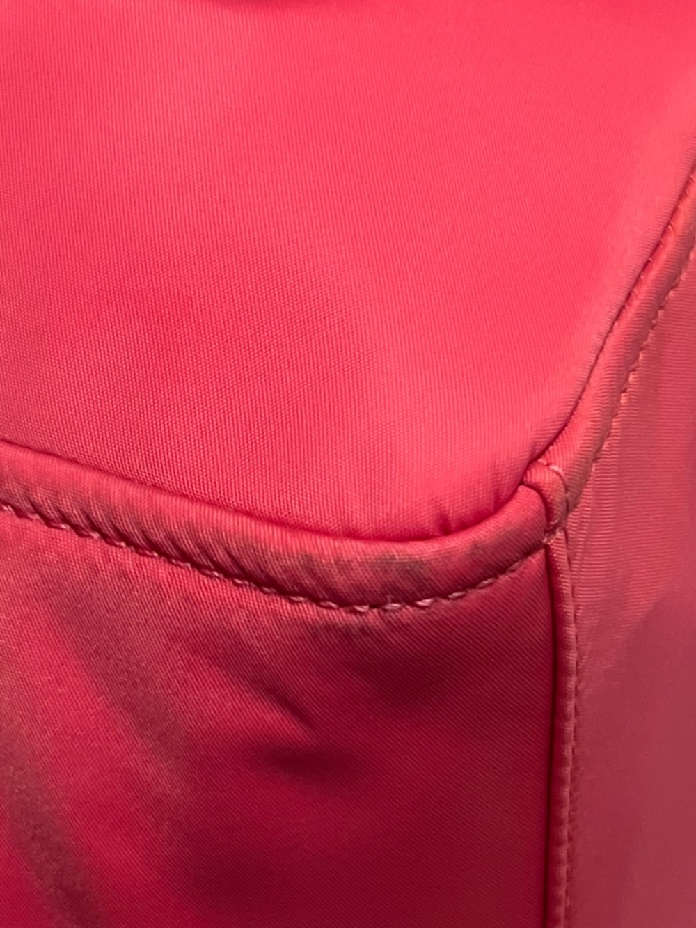 kate spade Hot Pink nylon with Black  leather Handles tote bag - Picture 15 of 16